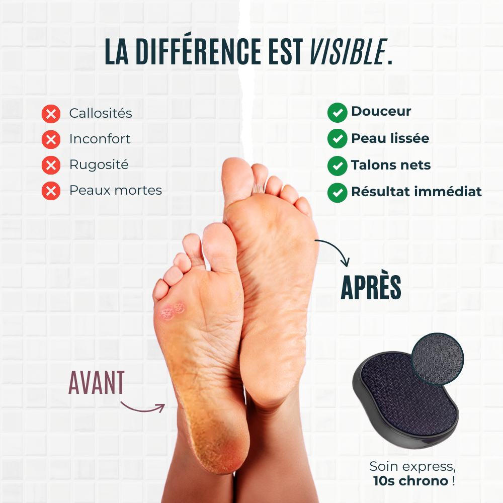 Lime en Nano-Verre pieds impeccables