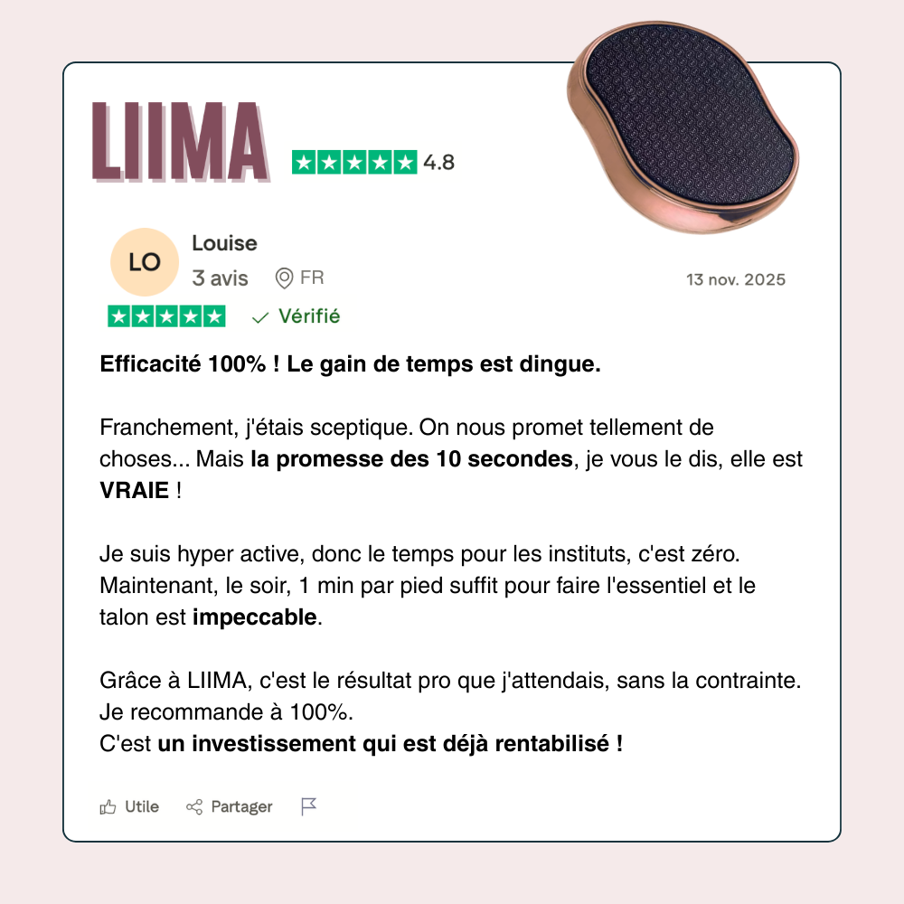 Lime en Nano-Verre pieds impeccables